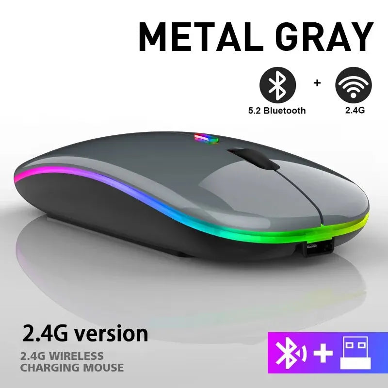 Mouse RGB Rechargeable Bluetooth