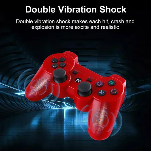 PS3 Controller, Wireless Gamepad, Bluetooth Controller, PlayStation 3 Joystick, PC Game Controller, Gaming Accessories