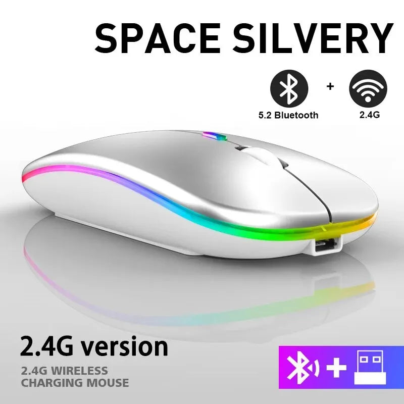 Mouse RGB Rechargeable Bluetooth